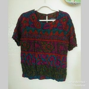 90s vintage multicolor top